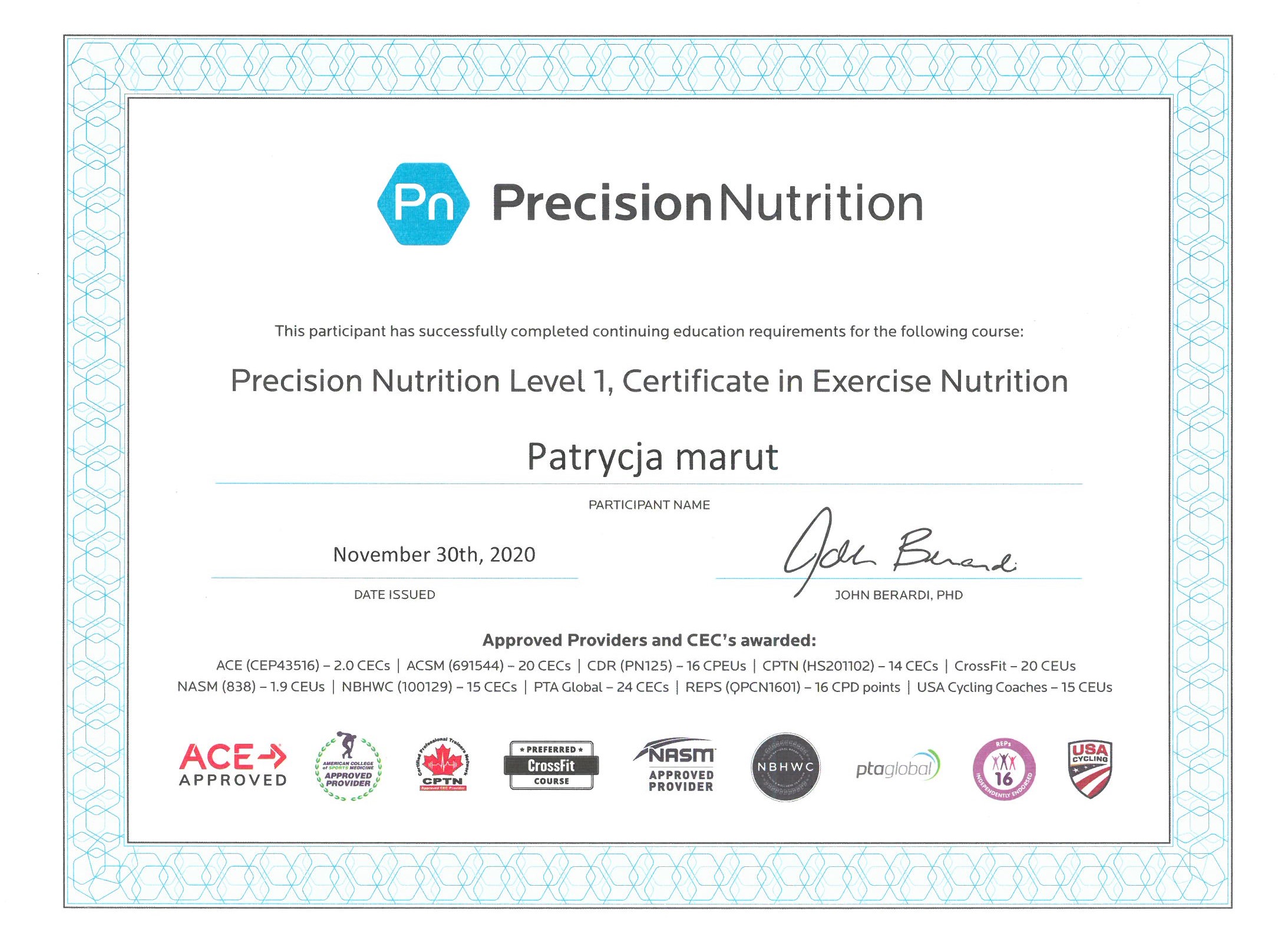 Precision Nutrition